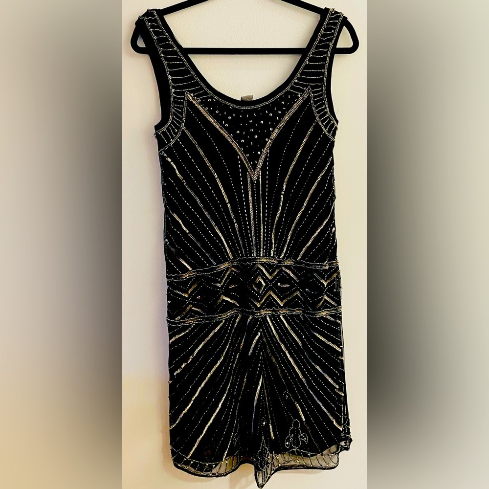 Beaded evening dress